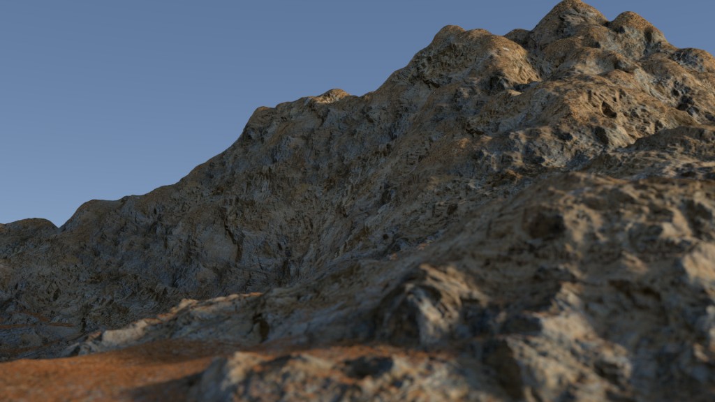 PBR mountain/Terrain shader CYCLES preview image 4